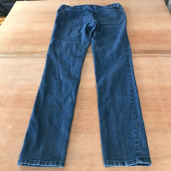 Prana Skinny Jeans Women 10/30 Blue Mid Rise Medium Wash Stretch Preppy - Picture 2 of 10